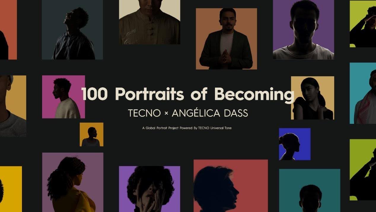 Tecno e angélica dass presentano 100 portraits of becoming, il progetto globale con 100 ritratti sull’umanità