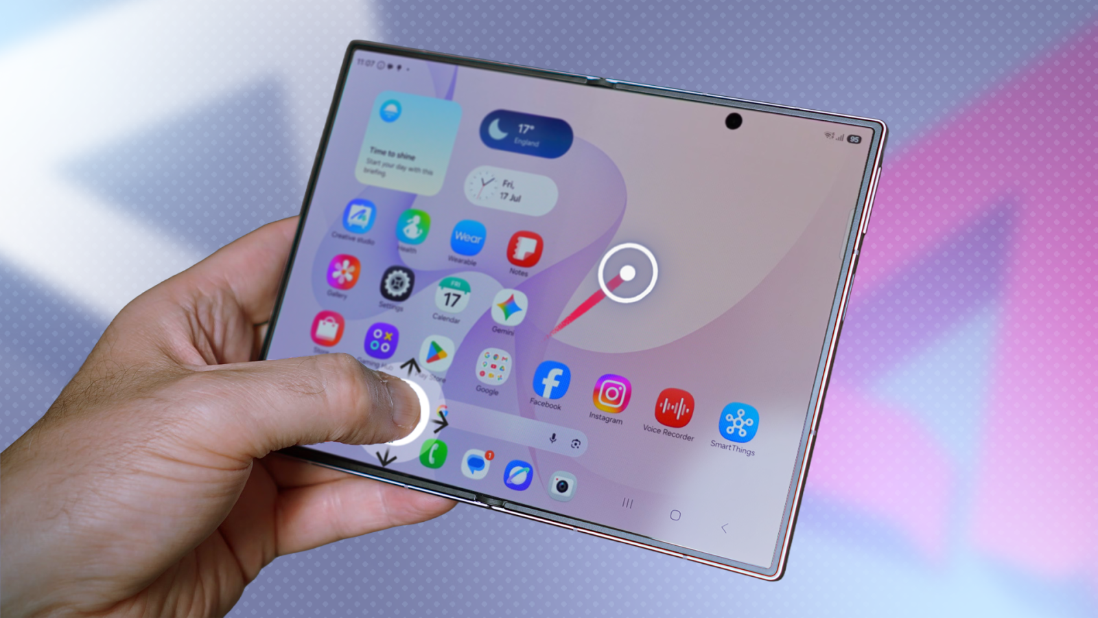 Galaxy z fold 8 utilizzabile con una sola mano grazie a questa app gratuita
