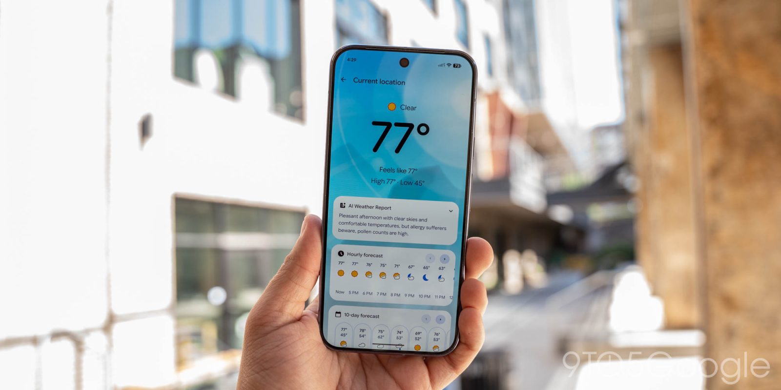 Widget meteo Pixel: arriva il pulsante per l’aggiornamento manuale sulla schermata home