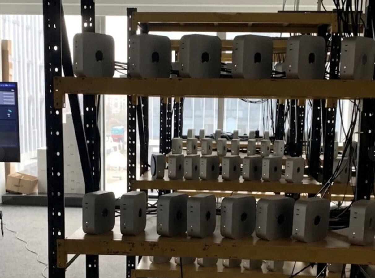 Mac mini, in cina nascono sale server fai da te con scaffali economici e senza torri di raffreddamento
