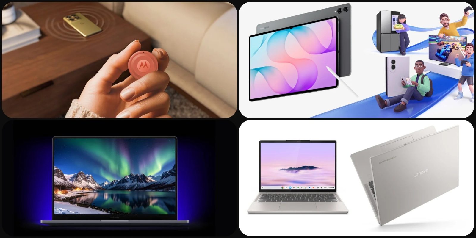 Samsung week 2026: galaxy book 6 scontato di 500 dollari, moto tag 2 da 17,50 dollari e chromebook oled in offerta