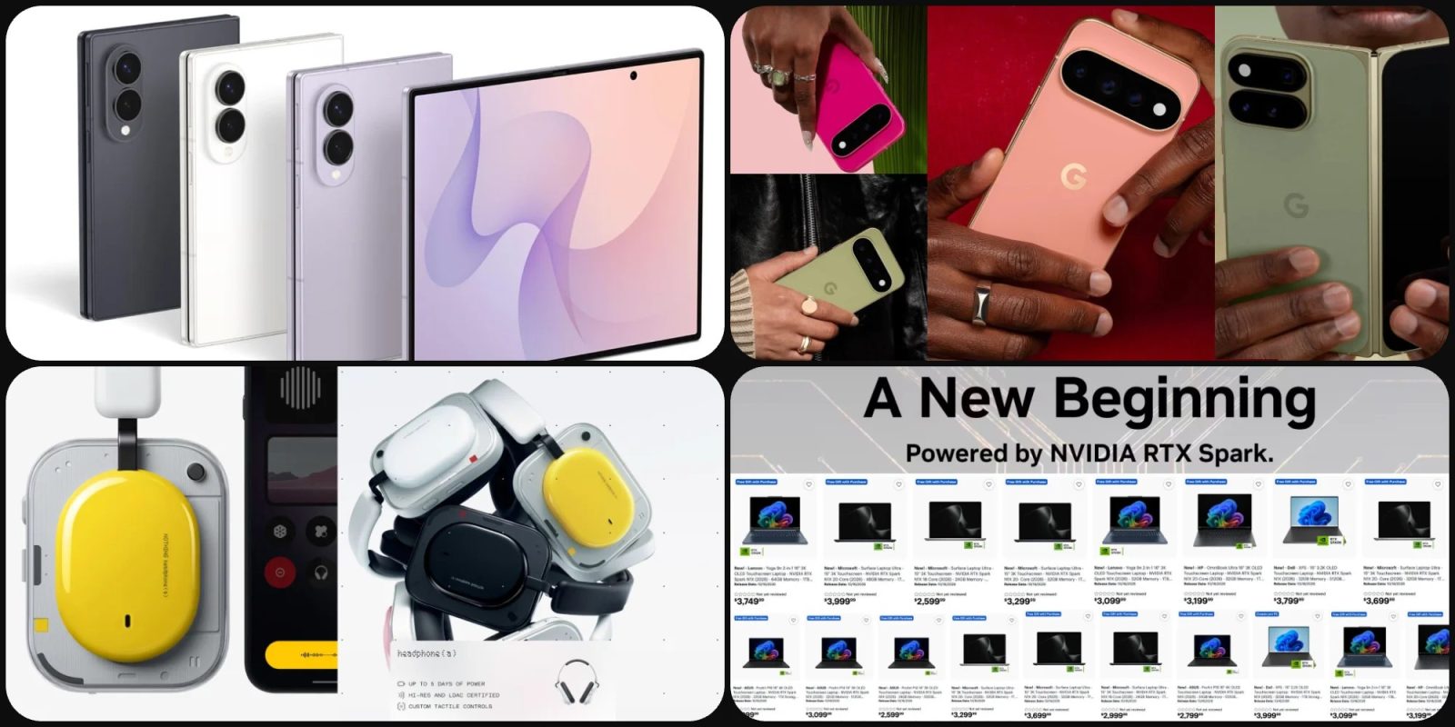 Offerte Galaxy Z Fold 8 fino a 628 dollari di sconto, Pixel 11 Pro quasi 400 dollari in meno e Nothing Headphone (a) al 35% di sconto