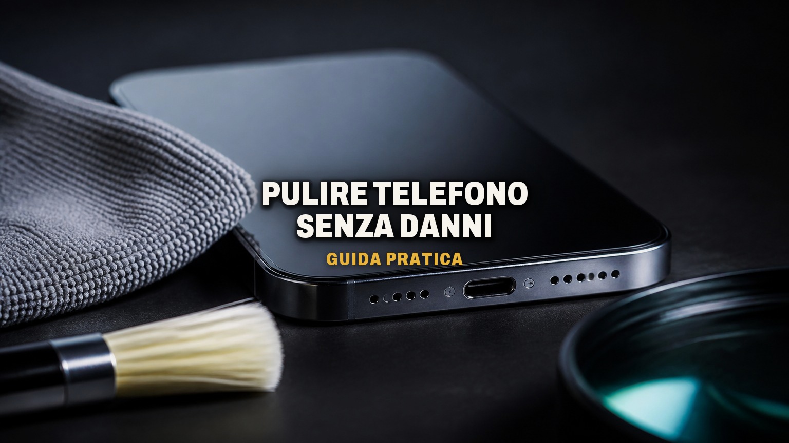 Come pulire il telefono e le porte senza fare danni
