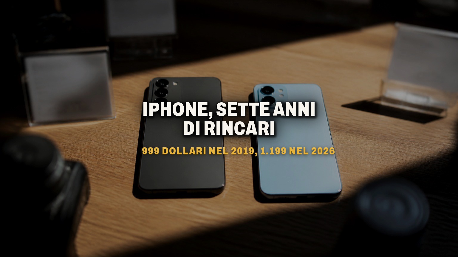 Dall'iPhone 11 Pro all'iPhone 18 Pro: 999 dollari diventati 1.199 in sette anni