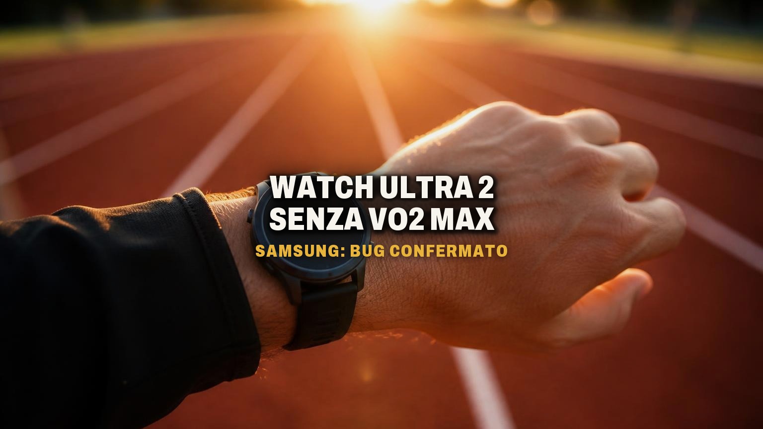 Galaxy Watch Ultra 2 non calcola il VO2 Max nella corsa in pista: Samsung conferma il bug