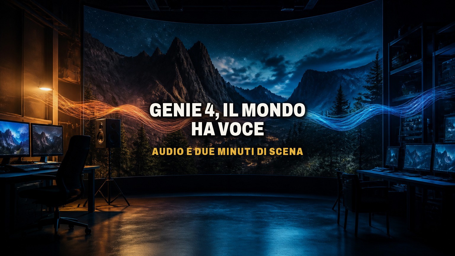 Genie 4, il mondo generato da Google adesso ha l'audio: DeepMind promette fisica più credibile