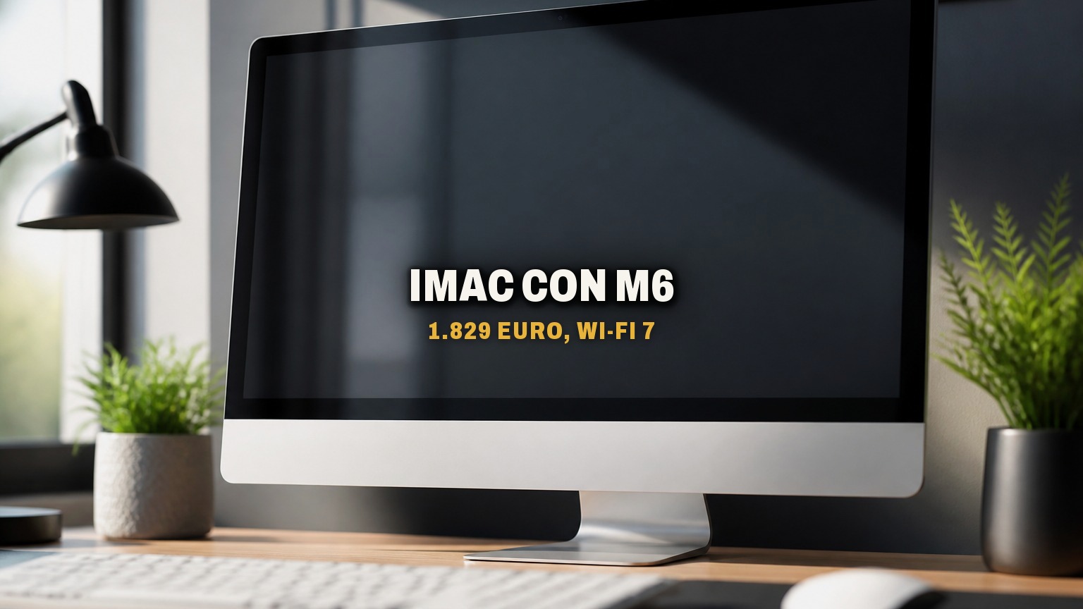 iMac con M6 da 1.829 euro: Wi-Fi 7 e Ethernet 2,5 Gb, ma solo sul modello da 12 core