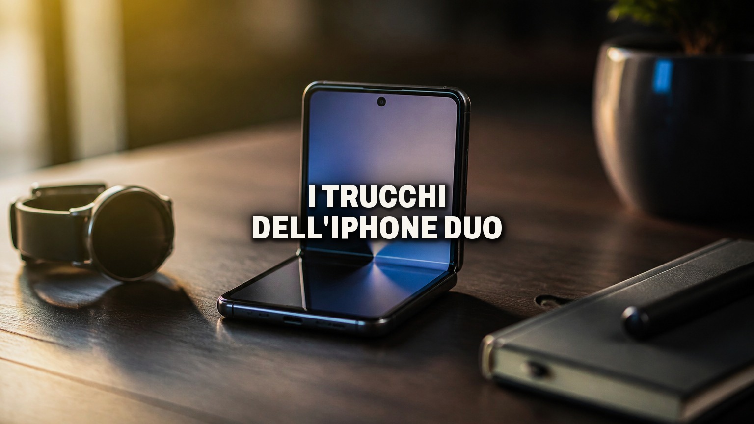iPhone Duo, i trucchi che non ti aspetti: automazioni all'apertura, sblocco con Apple Watch e display esterno