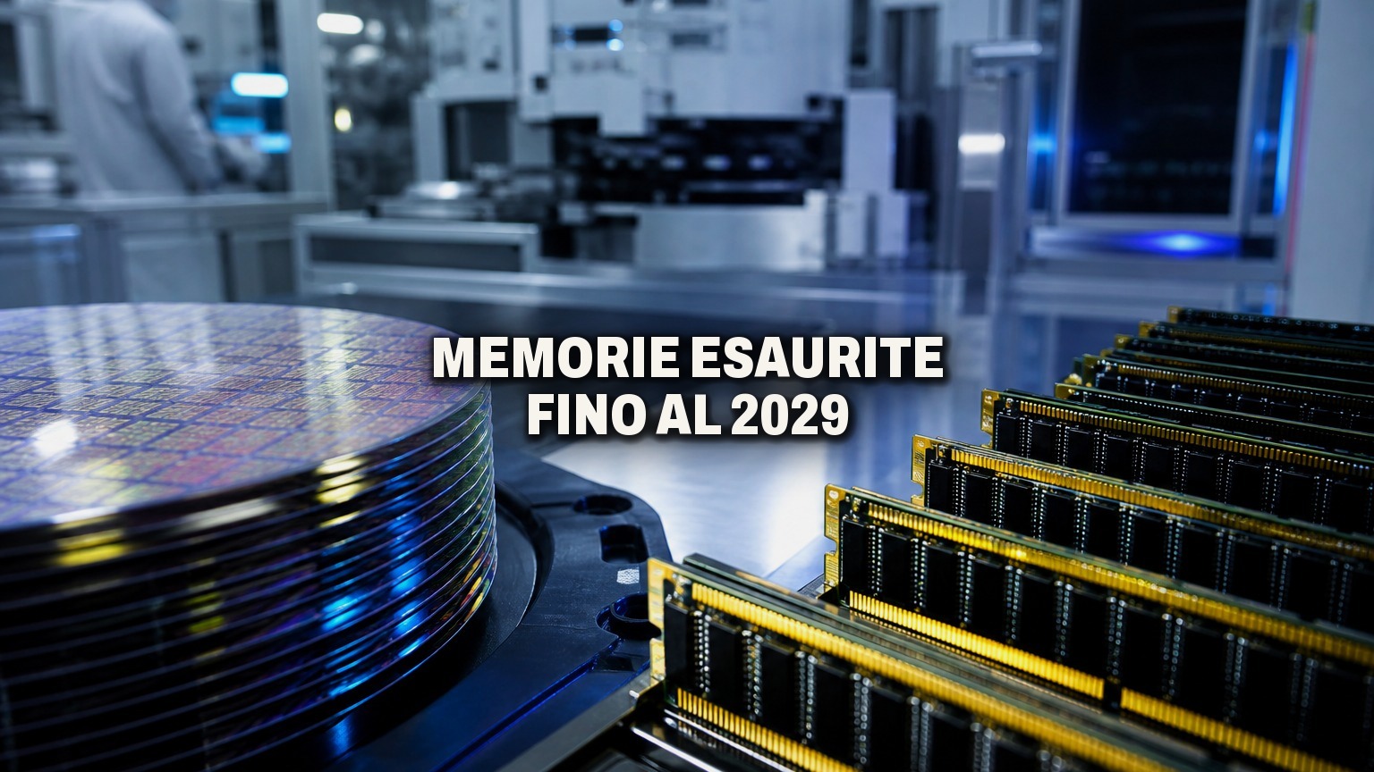 La crisi delle memorie non finisce: SK Hynix ha la capacità esaurita fino al 2029