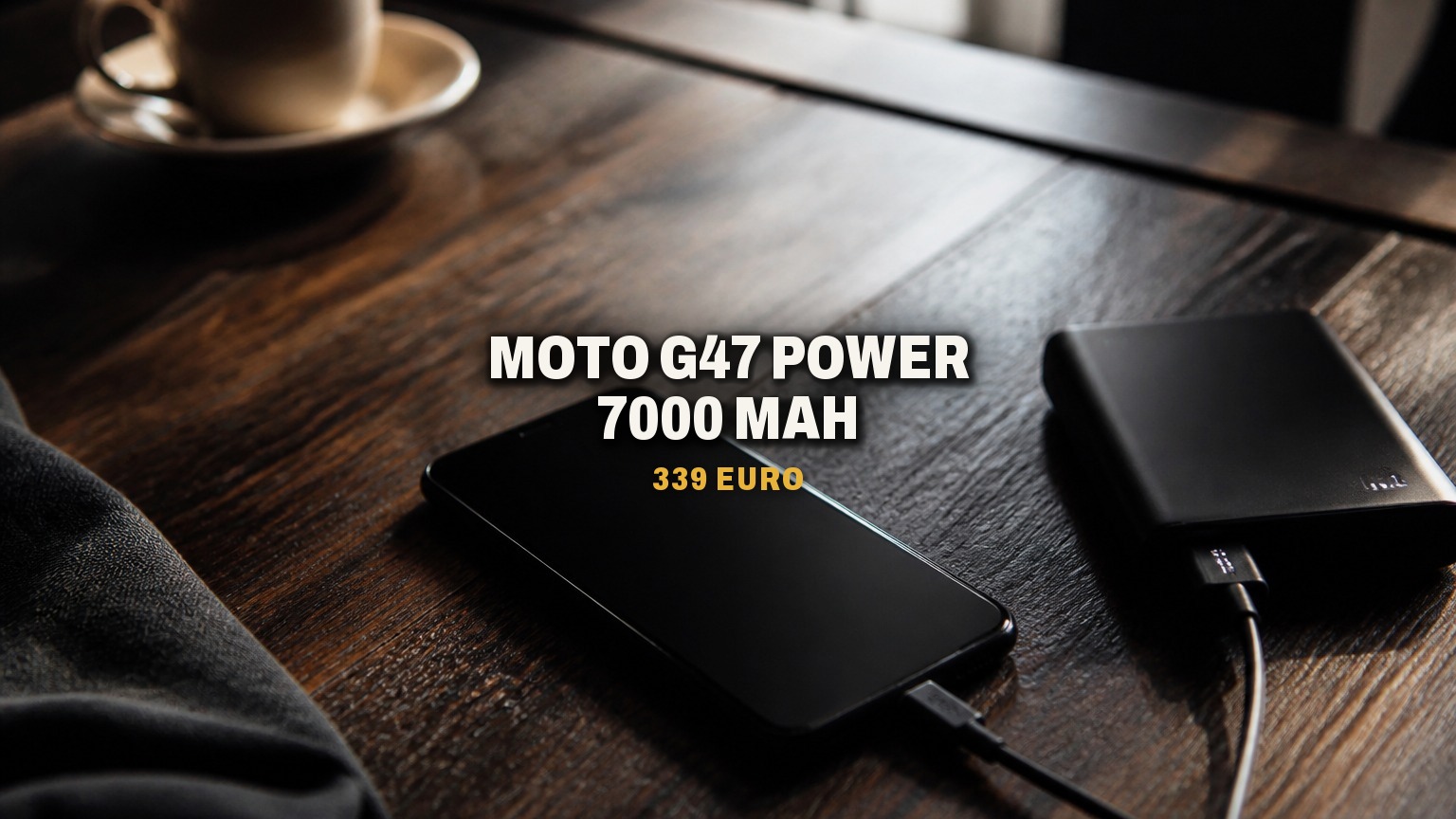 Motorola Moto G47 Power ufficiale in Europa: 7.000 mAh, 78 ore di autonomia e 339 euro