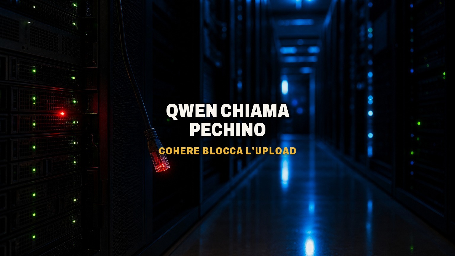 Qwen prova a caricare un file a Pechino, la sandbox di Cohere lo blocca