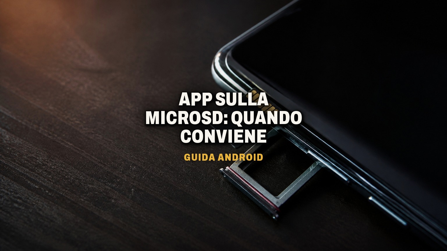 Spostare le app sulla scheda SD: quando conviene e quando no