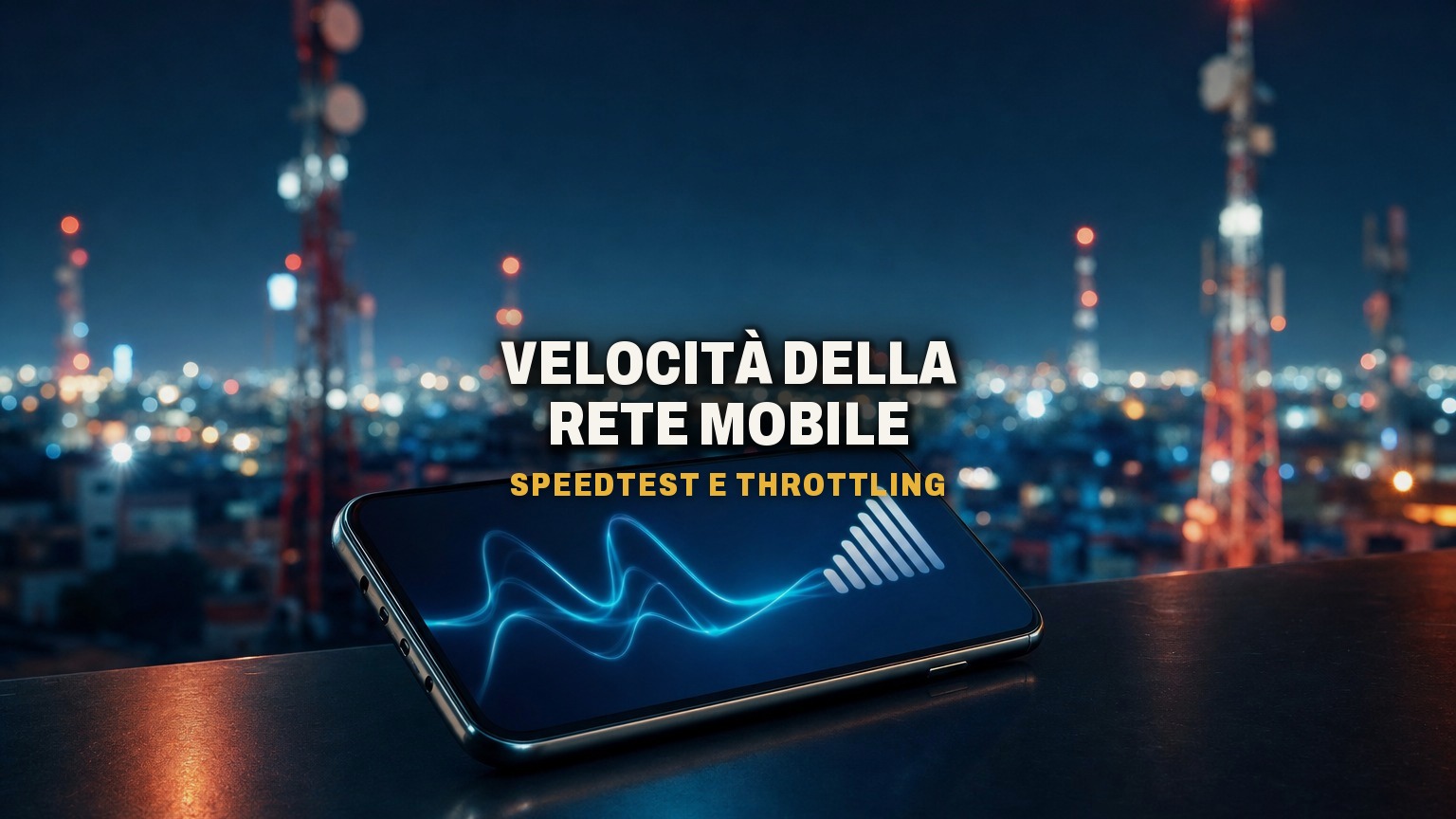 Velocità della rete mobile: come misurarla e riconoscere il throttling