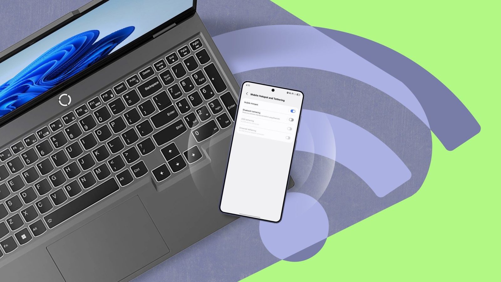 Hotspot del telefono Samsung per il laptop Windows: come la connessione a consumo ha reso tutto più semplice